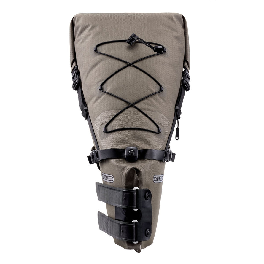 Sacoche de selle Ortlieb Seat-Pack 11-16,5L couleur taupe, sac étanche et compact pour bikepacking