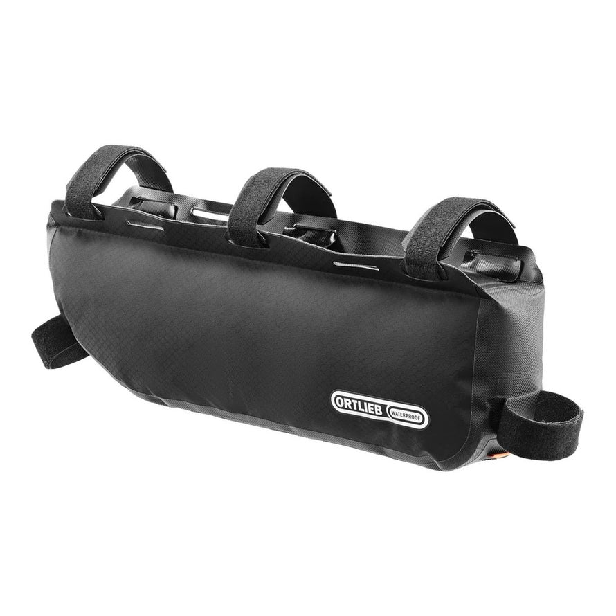 Sacoche de cadre TopTube Ortlieb pour bikepacking, imperméable et fixation velcro sécurisée