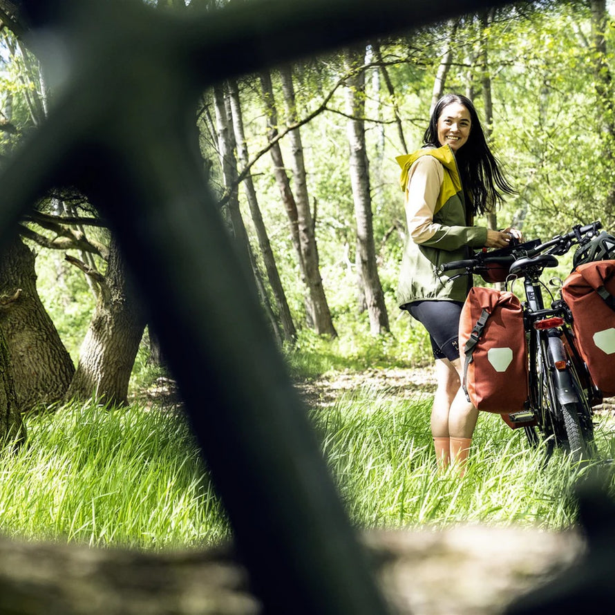 Sacoches arriere Ortlieb Back Roller Plus CR 2 x 20L couleur rouille pour velo VTT et cyclotourisme