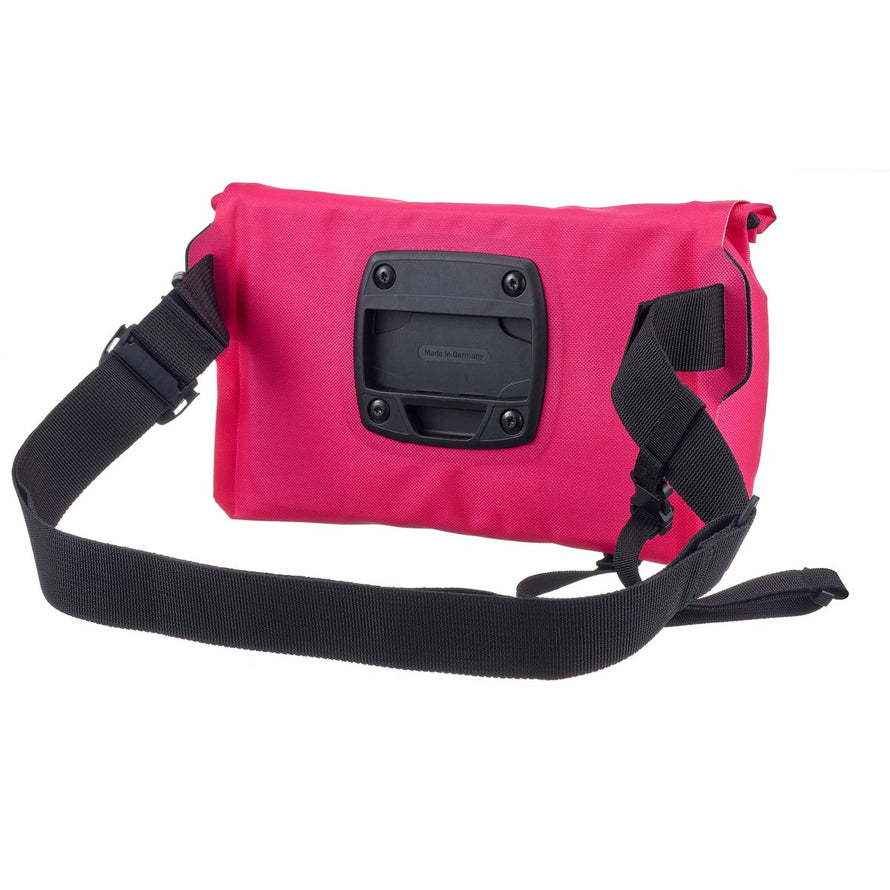Sacoche banane rose Ortlieb Velo-Sling Flex Bar-Lock avec fixation guidon et sangle ajustable étanche
