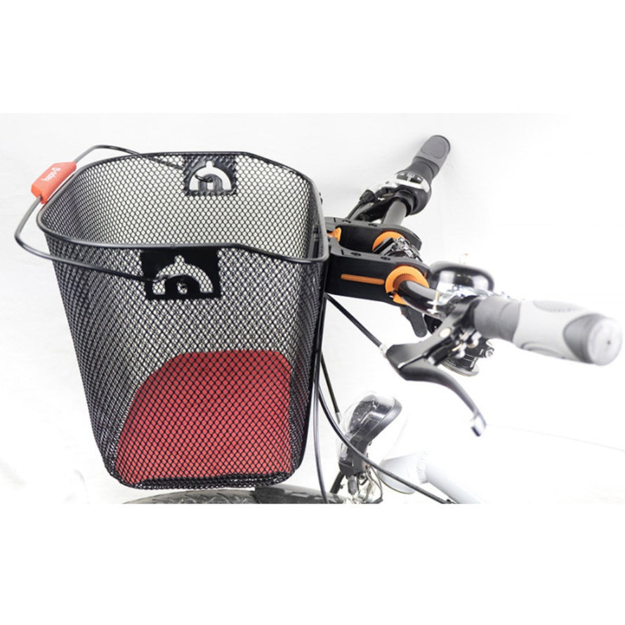 panier-acier-noir-XXL-fixation-DMTS-Hapo-G-vue-sur-le-guidon