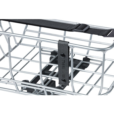 Panier arrière chrome sur porte-bagages MIK Portland Basil - #4