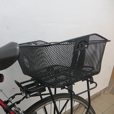 Panier de vélo monté à l'arrière pour étudiant voiture électrique