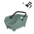Panier Basil Cento Neo vert avec fixation pour vélo, pratique et robuste pour transporter vos affaires en ville
