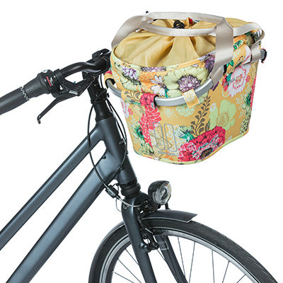 Colorbasket 01341 Adulte Avant de Guidon Panier de vélo, Blanc avec Bordure Verte Colorbasket 01341 Adulte Avant de Guidon Panier de vélo, Blanc avec Bordure Verte
