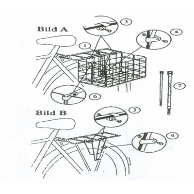 Panier latéral pliable sur porte bagage vélo - #3