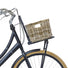 Panier vélo avant en rotin naturel tressé main Basil Dax, parfait pour vos déplacements urbains