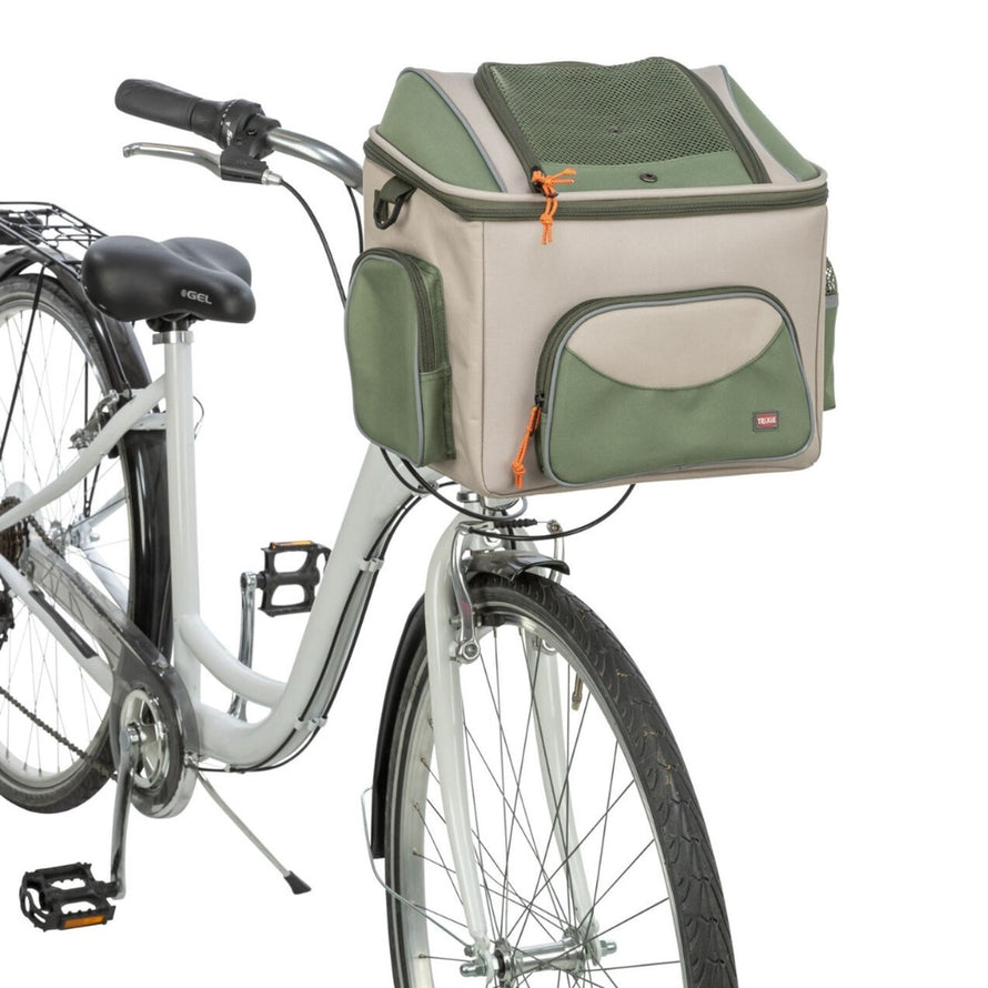 Panier vélo avant Trixie pour chien jusqu à 6 kg, léger et respirant pour un transport agréable et sûr