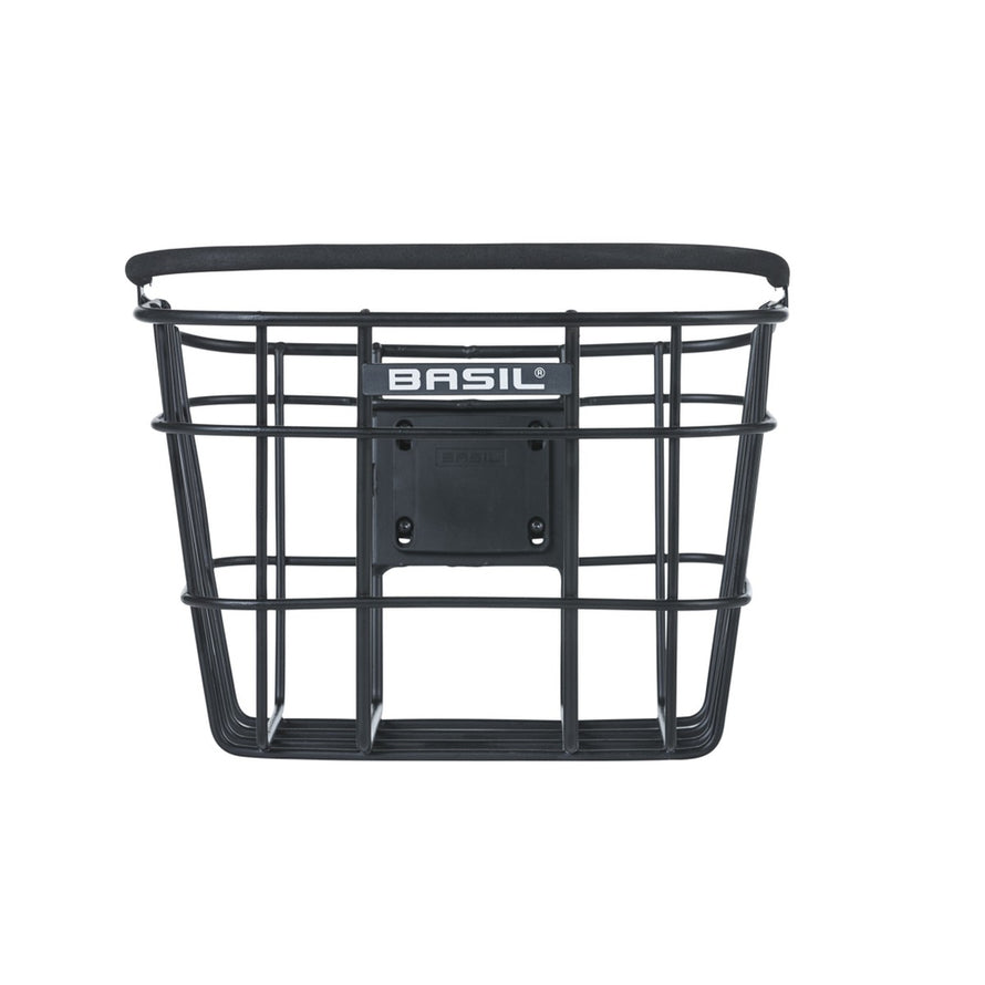 Panier vélo Basil Bremen en aluminium compatible système KlickFix pour un transport sécurisé et pratique