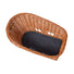 Panier en osier Basil Pasja pour vélo, idéal pour transporter chien jusqu a 10 kg sur porte-bagages