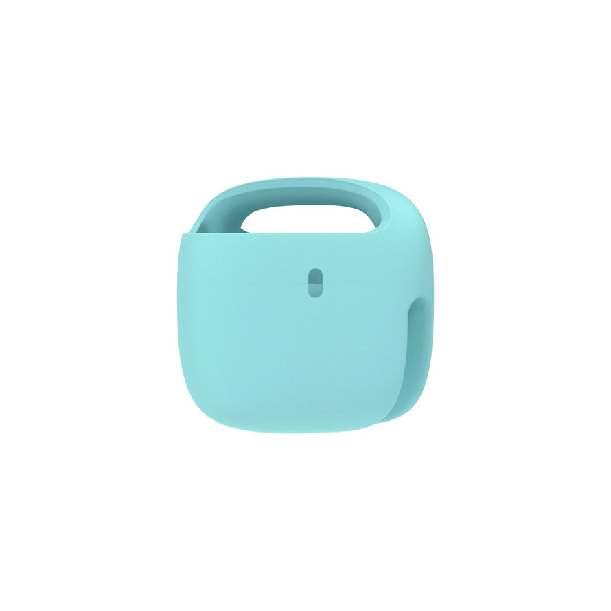 Panier enfant woom pop bleu ciel pour velo enfant, facile a fixer sur guidon, ideal pour sorties et jeux