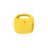 Panier velo enfant Woom POP jaune clair avec fixation simple, ideal pour transporter affaires lors des balades a velo