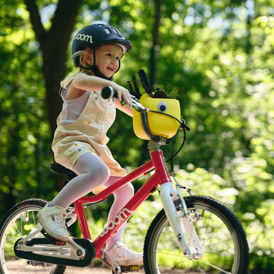 Woom Kinderfahrradkorb Pop: leicht, sicher, abnehmbar