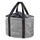 Panier vélo Klickfix Shopper Pro 24L gris avec cordon de serrage et poignées solides pour guidon