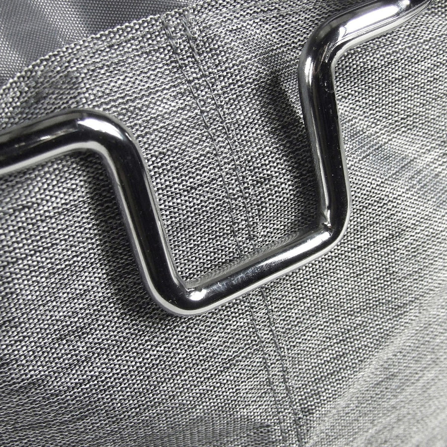 Panier vélo Klickfix Shopper Pro 24L avec poignées métalliques robustes et tissu résistant pour guidon de vélo