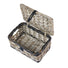 Panier avant en rotin Basil Dijon avec couvercle et fermeture pratique, idéal pour vélo urbain et balades