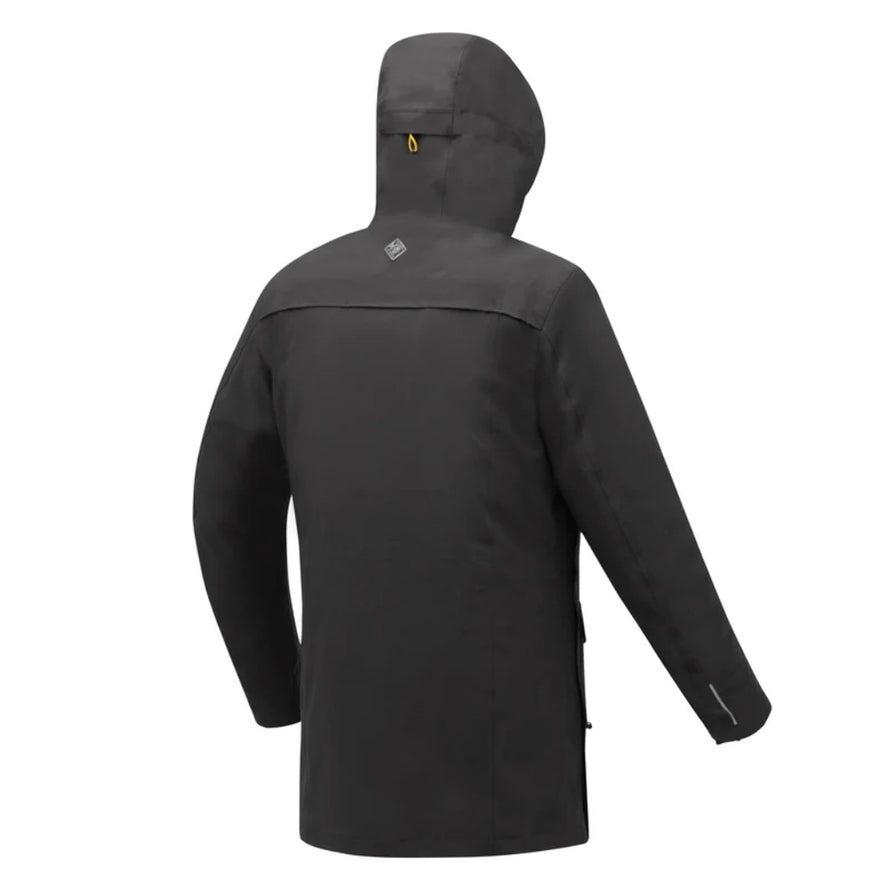 Parka 3 en 1 Tucano Urbano Magic Parka noire, imperméable et polyvalente pour cyclistes urbains