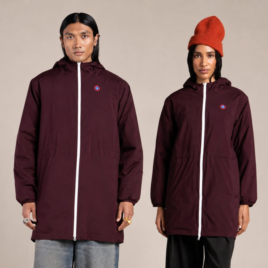 Parka imperméable hiver Flotte Pompidou unisexe de la marque 998, idéale pour affronter froid et pluie