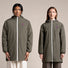 Parka imperméable hiver Flotte Pompidou unisexe de la marque 998, coupe longue et protection optimale
