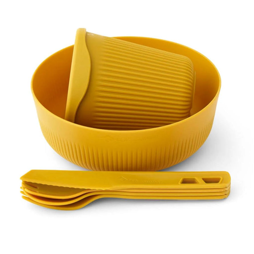 La vaisselle Sea to Summit est légère et robuste, parfaite pour le bikepacking