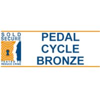 Pedal cycle bronze Sold Secure