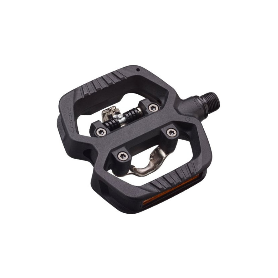 Pédales Look X-Venture mixte noires avec système anti-dérapant pour vélo urbain et randonnée