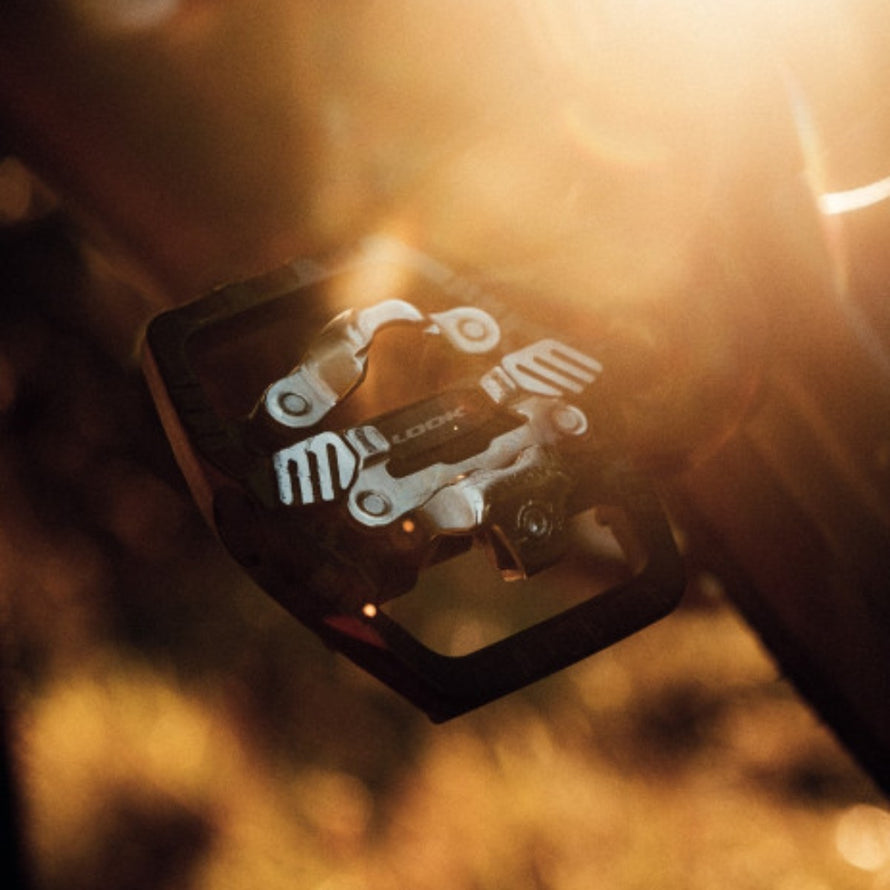 Pédales semi-automatiques Look X-Venture+ pour VTT, alliant performance et sécurité sur tous les terrains