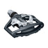 Pédales Shimano PD-EH500 SPD à plateforme unique, robustes et polyvalentes pour vélo et VTT