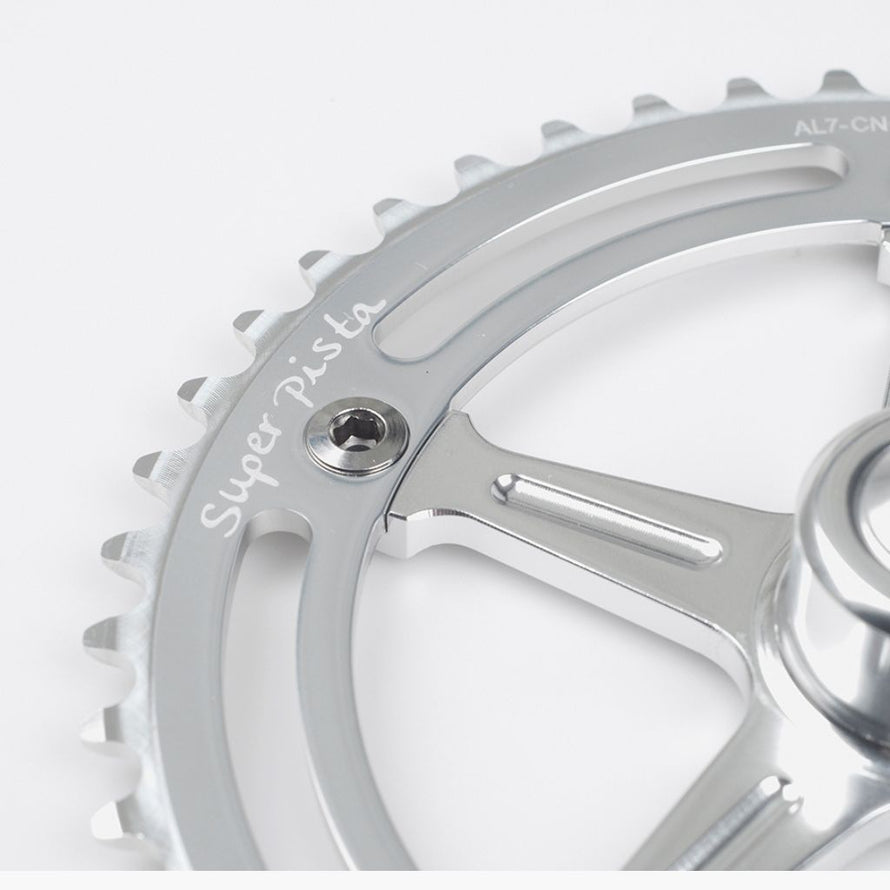 Pédalier BLB Super Pista pour axe carré