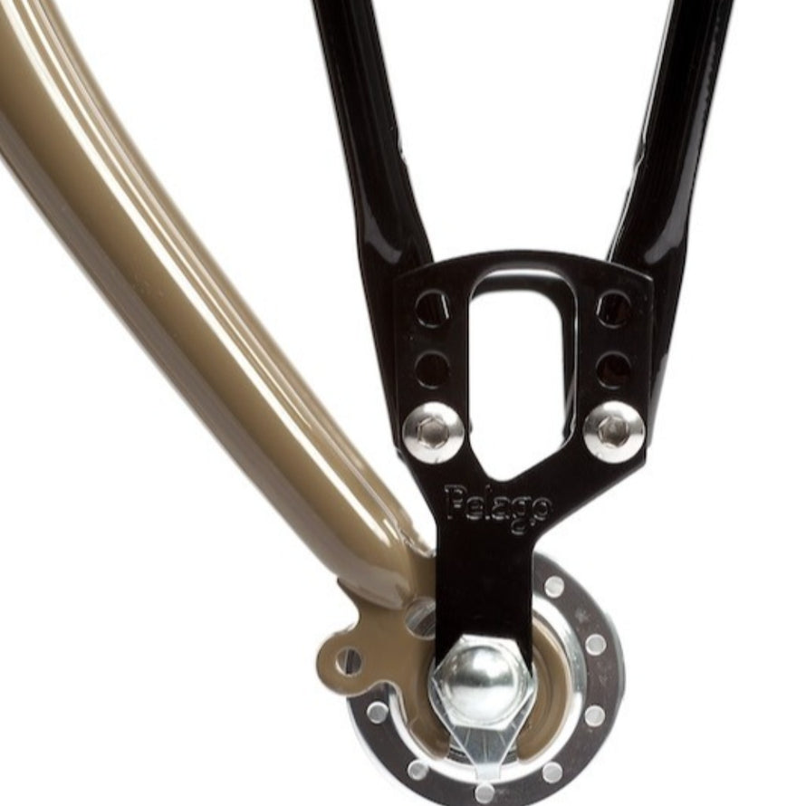 Pelago porte-bagages avant Rasket panier sur vélo acier poli fixation 3