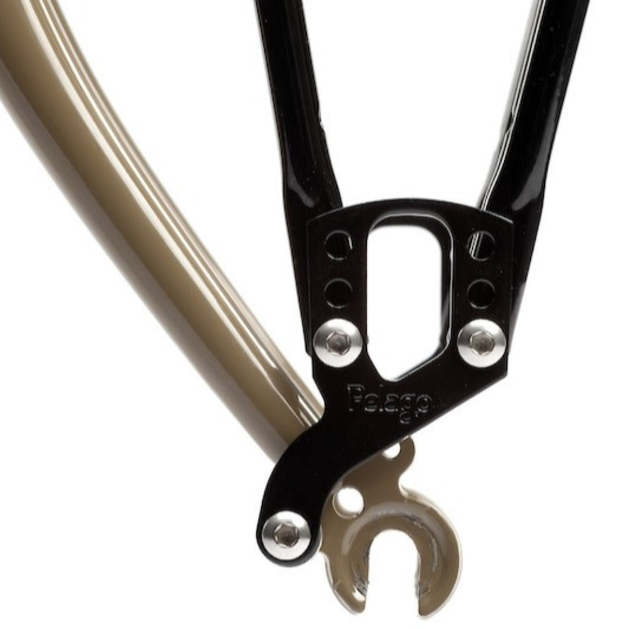 Pelago porte-bagages avant Rasket panier sur vélo acier poli fixation 2