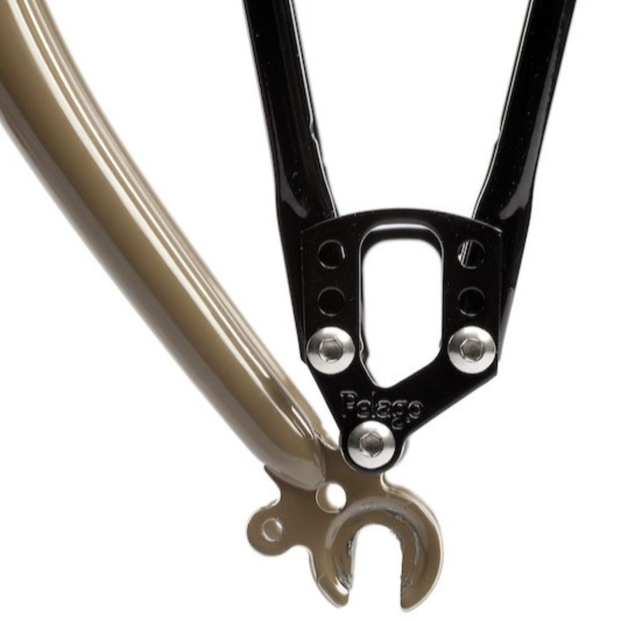 Pelago porte-bagages avant Rasket panier sur vélo acier poli fixation 1