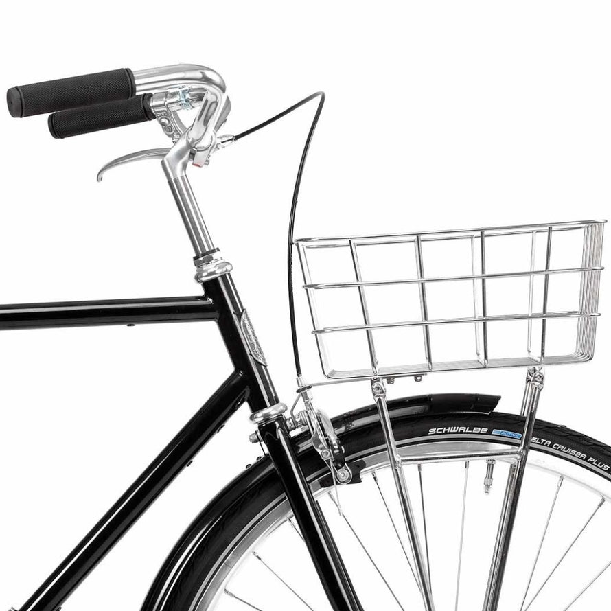 VORAGA Cestino Anteriore Bici 28" - Portapacchi Frontale In Metallo Nero - Foto 9