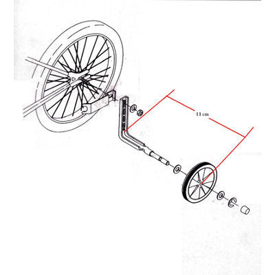 Petites roues vélo enfant Stabilisateurs 12 à 20 pouces