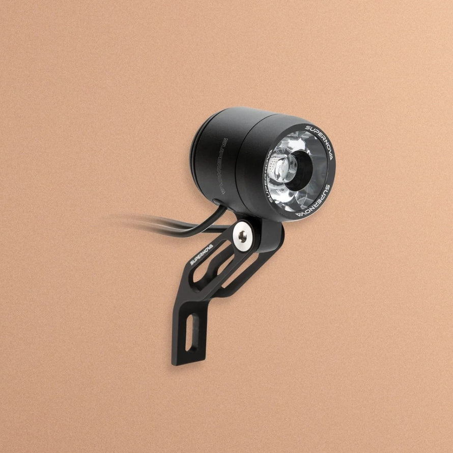 Phare dynamo Supernova E3 Pure 3 205 lumens, éclairage vélo puissant pour montage sur fourche