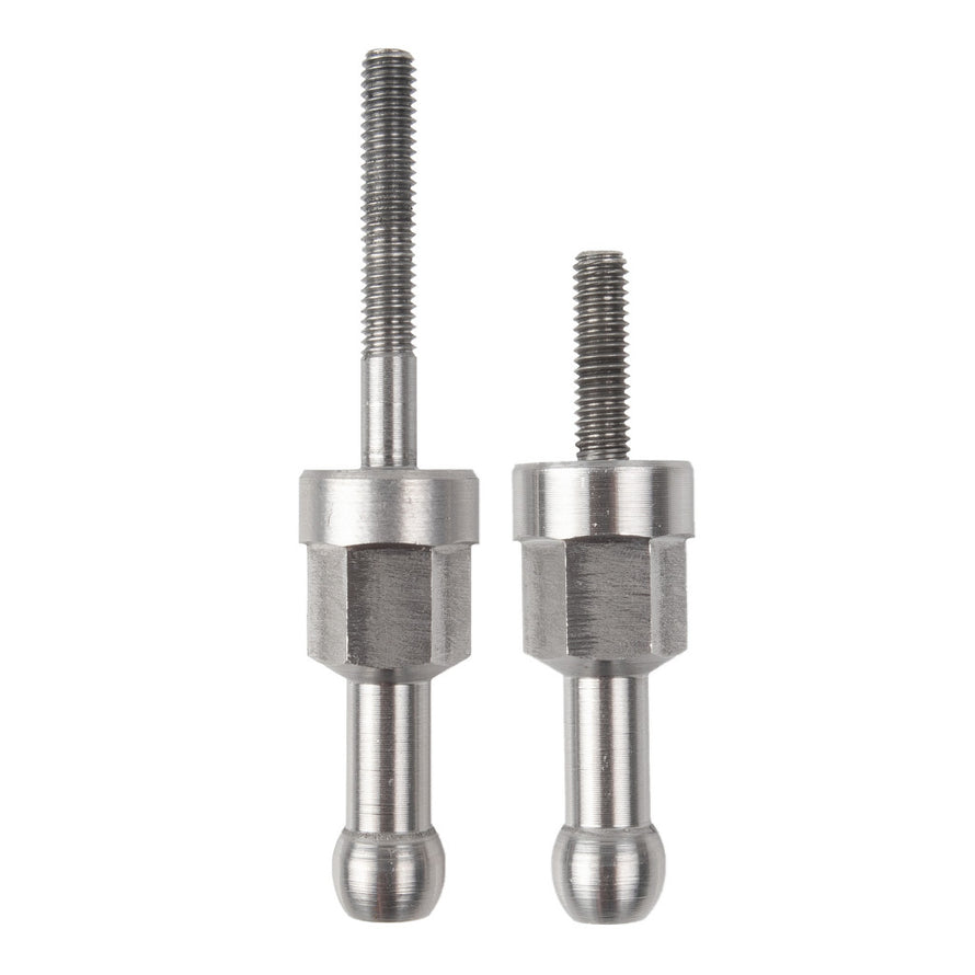 Adaptateurs fixation remorque mono-roue M-Wave pour axe traversant lot de 2