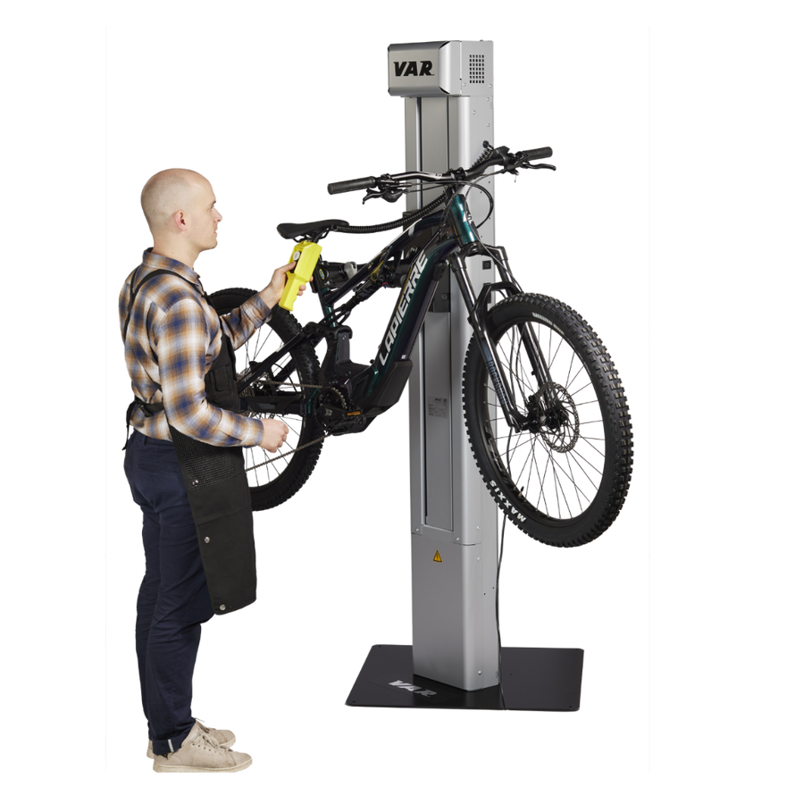 VAR pied d atelier electrique a 1 pince