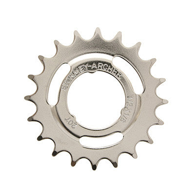 Pignon Fixie/single Speed Gusset – 18 Dents – Argenté – Neuf