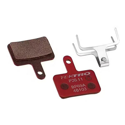 Plaquettes De Frein à Disque Céramique + Ressorts - Compatibles Shimano Saint, Zee, D01S, D03S, TRP, Tektro - Rose