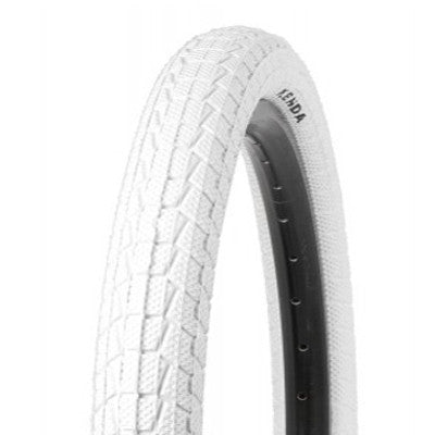 Pneu vélo blanc BMX Kenda 