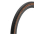 Pneu Pirelli Cinturato GRAVEL H tubeless ready noir et marron pour vélo gravel haute performance