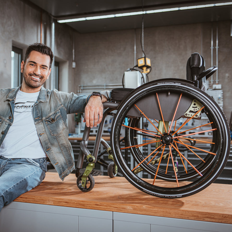 Pneu vélo Schwalbe Marathon Plus Black'n'Roll 24 / 26 pouces