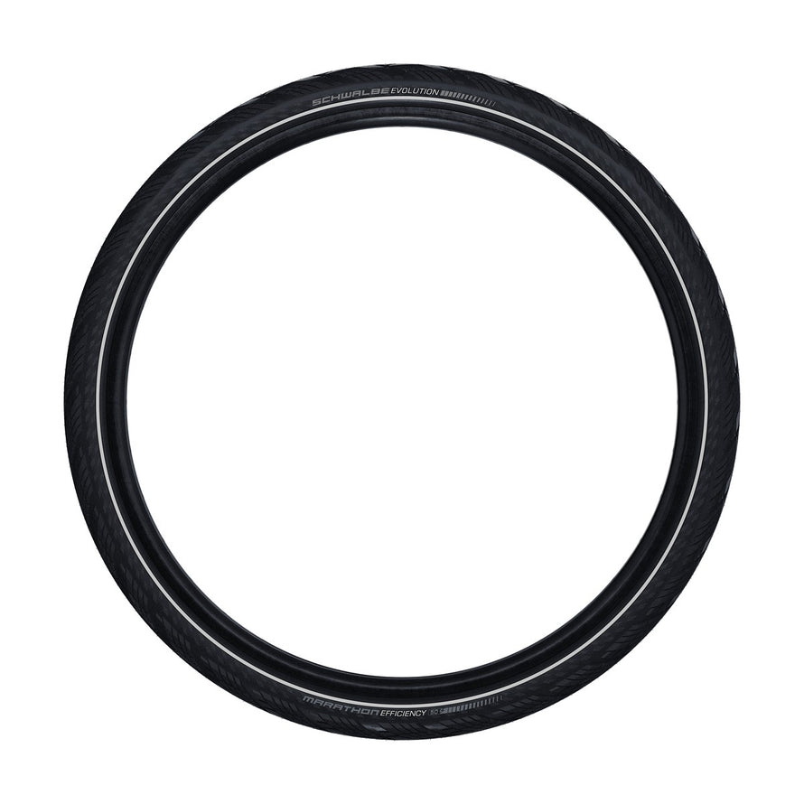 Pneu Schwalbe Marathon Efficiency Raceguard 26 pouces, allie longévité et protection pour cyclisme urbain et randonnée