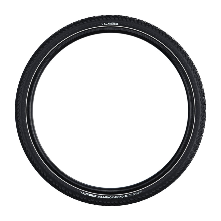 Pneu Schwalbe Marathon Mondial 27.5 pouces avec RaceGuard pour une protection anti-crevaison renforcée et longue tenue