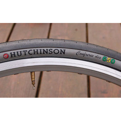 Pneu Vélo Hutchinson 650x35B - Transparent/Noir - Tubulaire - Neuf