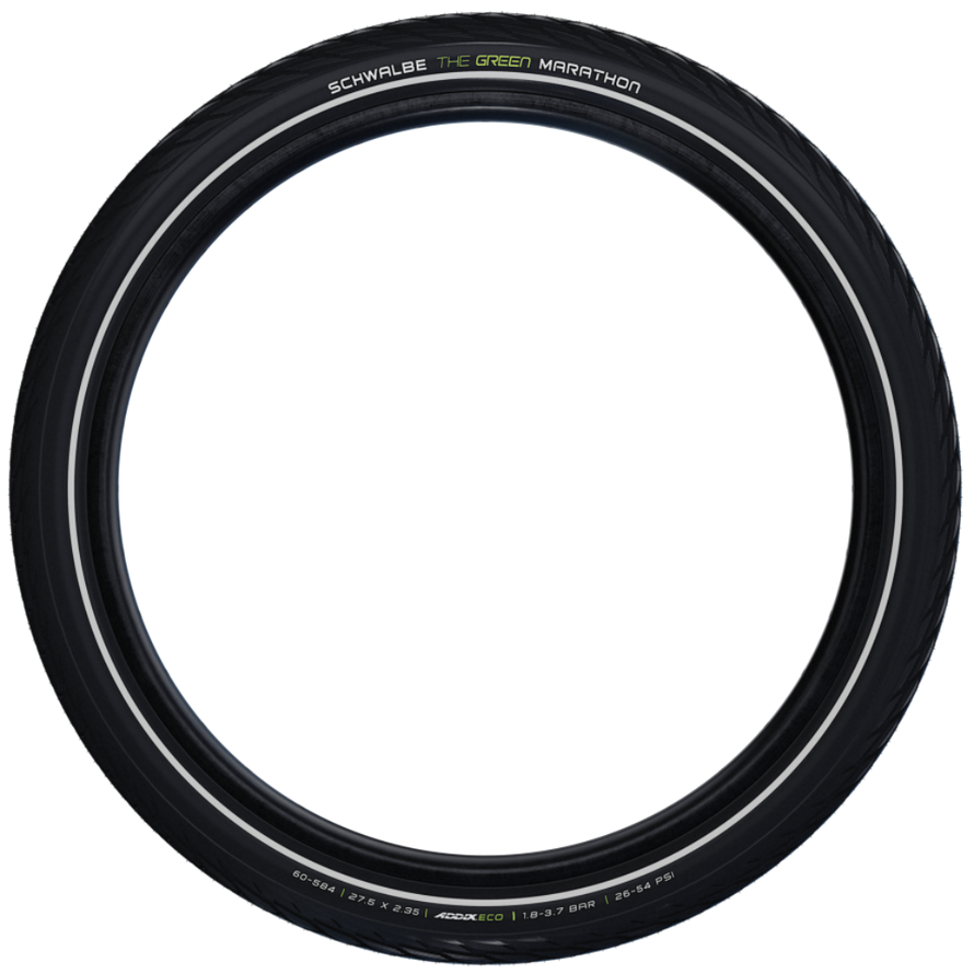 Confezione 2 Pneumatici Schwalbe Green Marathon - 27,5 x 1,65, Clincher Confezione 2 Pneumatici Schwalbe Green Marathon - 27,5 x 1,65, Clincher