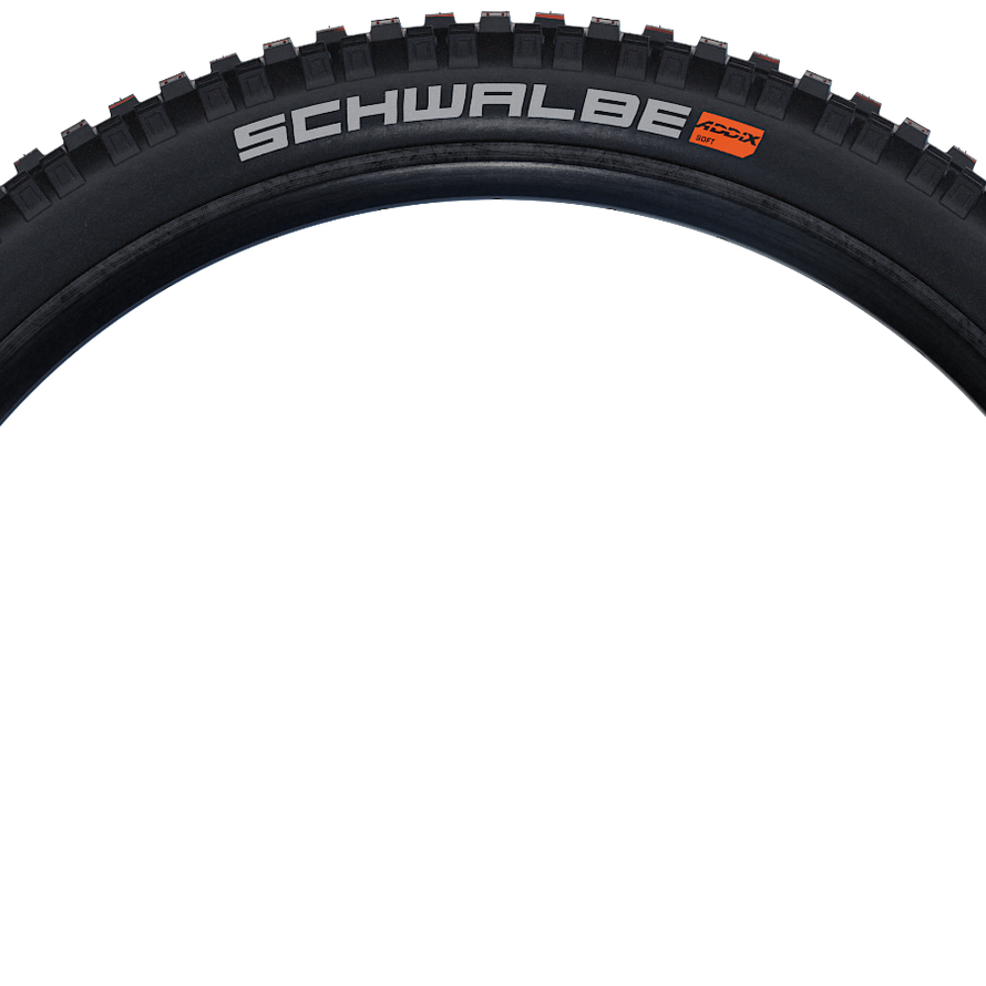 Pneu VTTAE arrière Eddy Current Super Gravity Schwalbe en Addix Soft