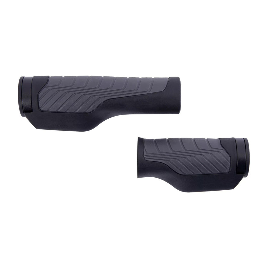 Poignees ergonomiques noir pour velo 135 92 mm modele XLC confort et maintien optimal