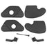 Kit repose-pieds retractables Polisport Guppy Junior avec protections de roue pour securiser velo enfant