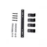 Kit fixation porte-bagages Polisport PackMate avec vis et supports pour sac a dos velo avant ou arriere